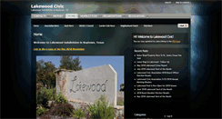 Desktop Screenshot of lakewoodcivic.org